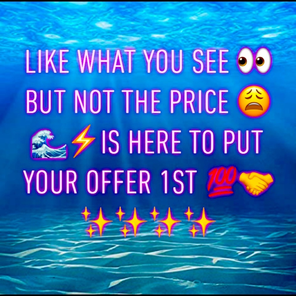 🌊⚡️is tuning into ANY offers ✨🤝😄